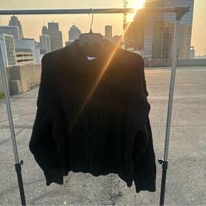 Time and Tru Black Turtleneck Sweater Size XXL